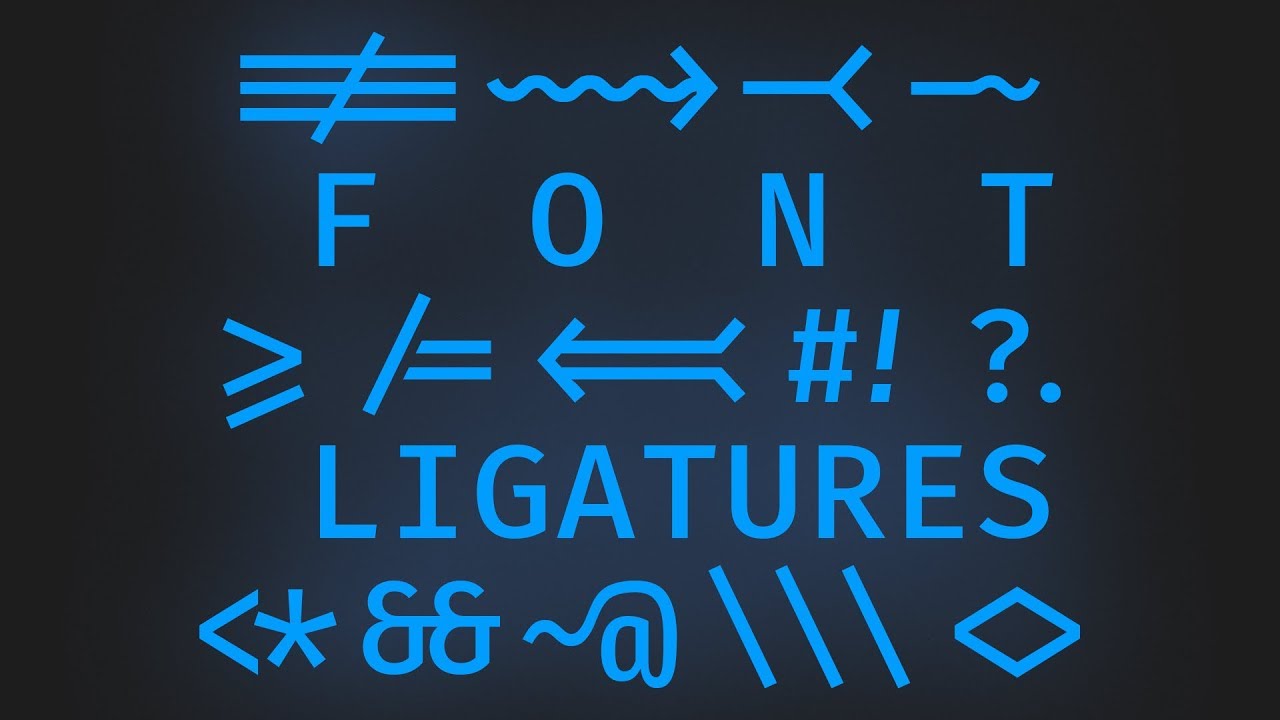 Font Ligatures