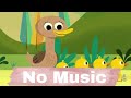 Five little ducks  no music  vocal   