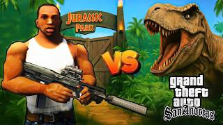 Visiting JURASSIC PARK in GTA San Andreas | Total Conversion Mod