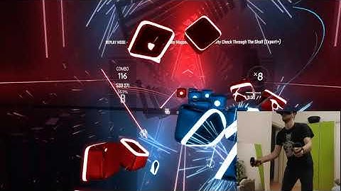 [Beat Saber] Reality Check Through The Skull (DM DOKURO) - Expert+ My first pass with Front Cam