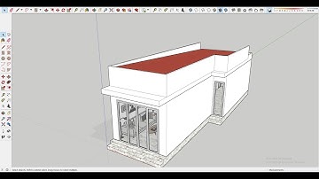cách dựng nhà cấp 4 đơn giản trong sketchup