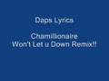 Won't Let U Down Remix - Chamillionaire { Lyrics }