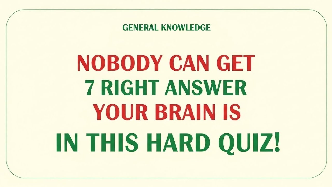 25 Human Body General Knowledge Question Human Body GK Quiz Test Your Brain