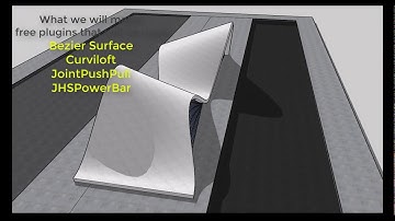 SketchUp Tutorial : Dynamic Architecture Design by Bezier Surface