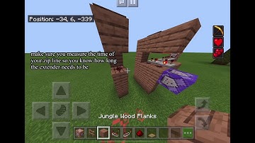 How to make working zip line in Minecraft | No Mods or Addons |