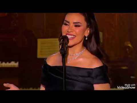 اغنية الحب كله ل ام كلثوم اداء المطربة المصرية مي فاروق في خمسينية ام كلثوم في قرطاج