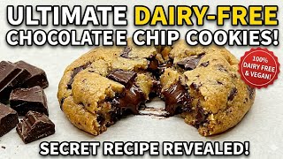 ​NO BUTTER? No Problem! The Best Dairy-Free Cookies 🍪✨