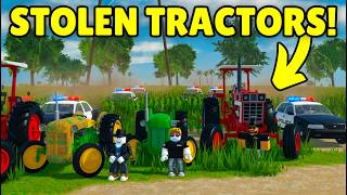 I STOLE Farming Tractors with DustyTv & 13YoBros in Roblox Southern Mudding Offroading (GONE WRONG)
