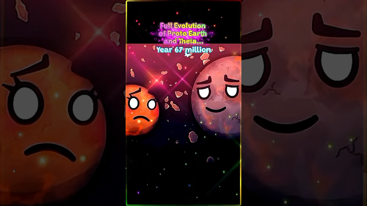 FULL EVOLUTION of Proto Earth and Theia 