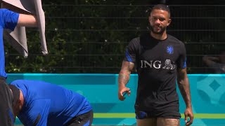 Netherlands Players Train Ahead Of Austria Clash - Netherlands v Austria - Euro 2020