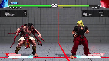 Street Fighter V (BETA) - Ken - Crush Counter cr.hp Combos / Mixups