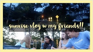 a sunrise vlog!! a breakfast picnic for the end of summer