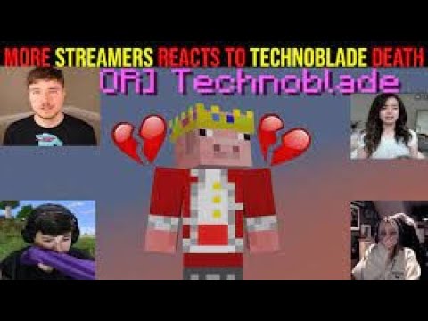 💔All Dream SMP Members REACTS to Technoblade DEATH    emotional R I P TECHNOBLADE 💔