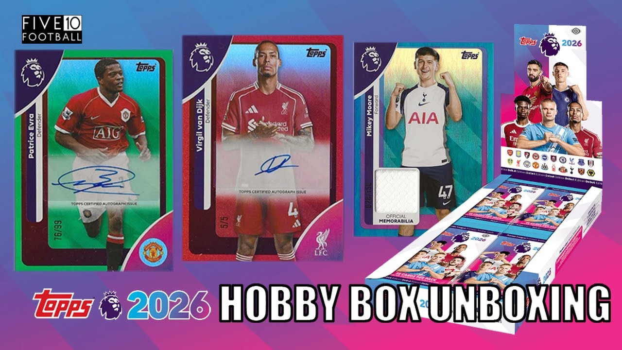 Opening a Topps Premier League Hobby Box!
