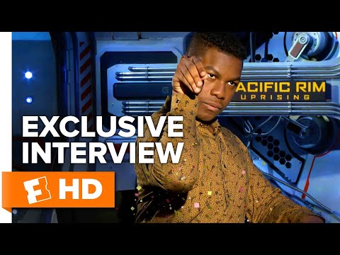 Talking Ice Cream and Jaegers - Pacific Rim: Uprising (2018) Interview | All Access