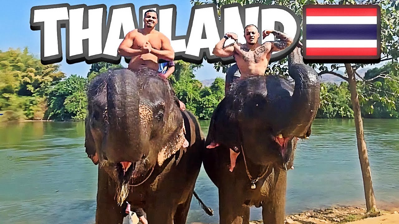 DasGasDom3 катается на слоне в Таиланде!
