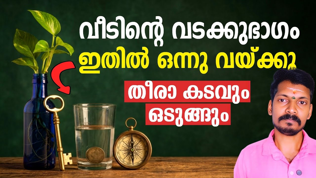 തീരാ കടവും കണ്മുൻപിൽ തീരും. വീടിൻറെ വടക്ക് ഭാഗത്ത് രഹസ്യമായി ഇത് വയ്ക്കുക. ജീവിതം രക്ഷപ്പെടും.