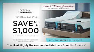 ANNA S Tempur-Pedic SAVE 1 000 MMD SALE