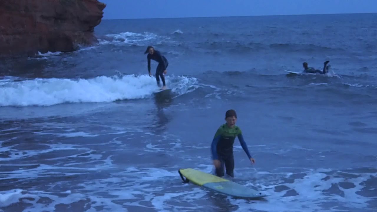 Surfing at exmouth 2018 !!! YouTube