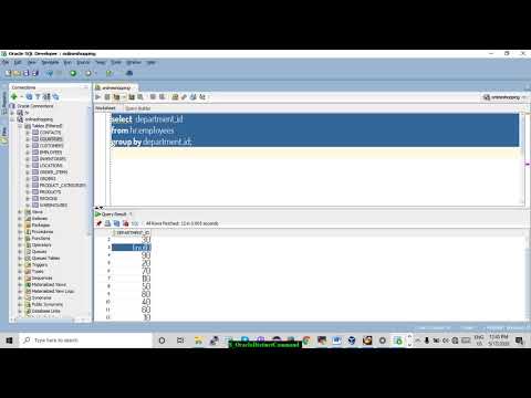 8 OracleDistinctKeyword သင်ခန်းစာ