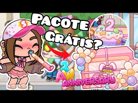 •PACOTE DE ANIVERSÁRIO GRÁTIS?🙀|Pazu Avatar World #avatarworld #newupdate #fyp