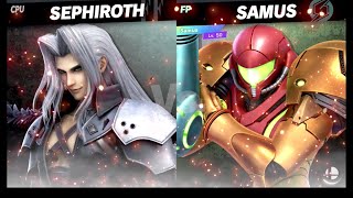 Super Smash Bros Ultimate Amiibo Fights Sephiroth & Co Sephiroth Vs Samus