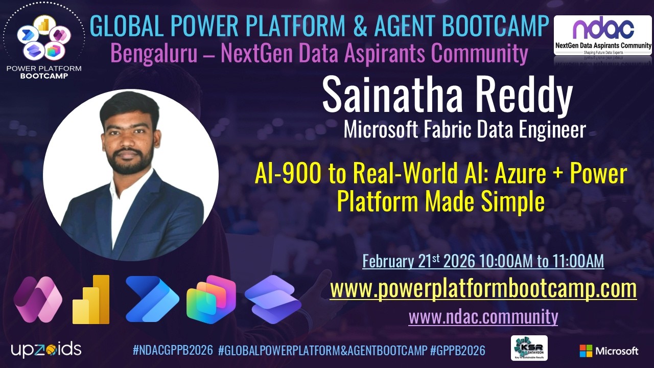 AI-900 to Real-World AI: Azure + Power Platform Made Simple - GPPB 2026 x NDAC Bootcamp