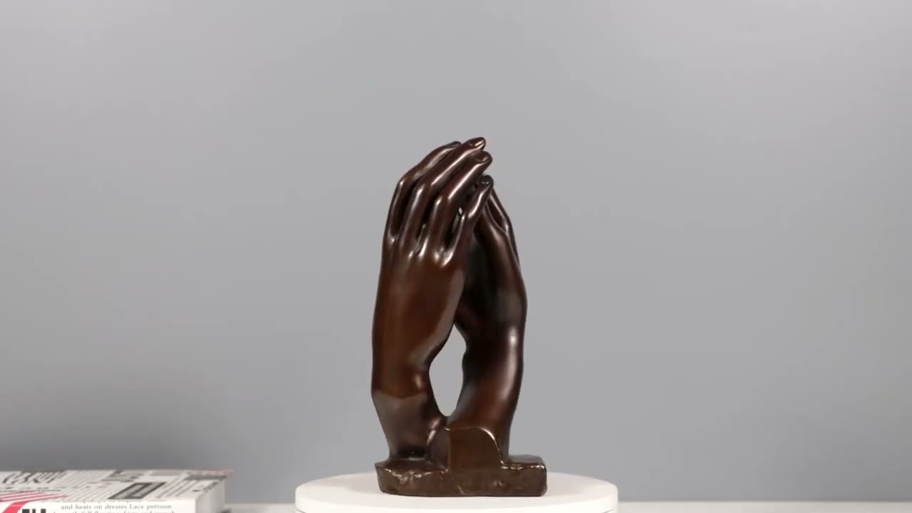 Bronze The Cathedral Hands Statue