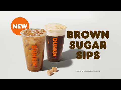 New Brown Sugar Sips from Dunkin’