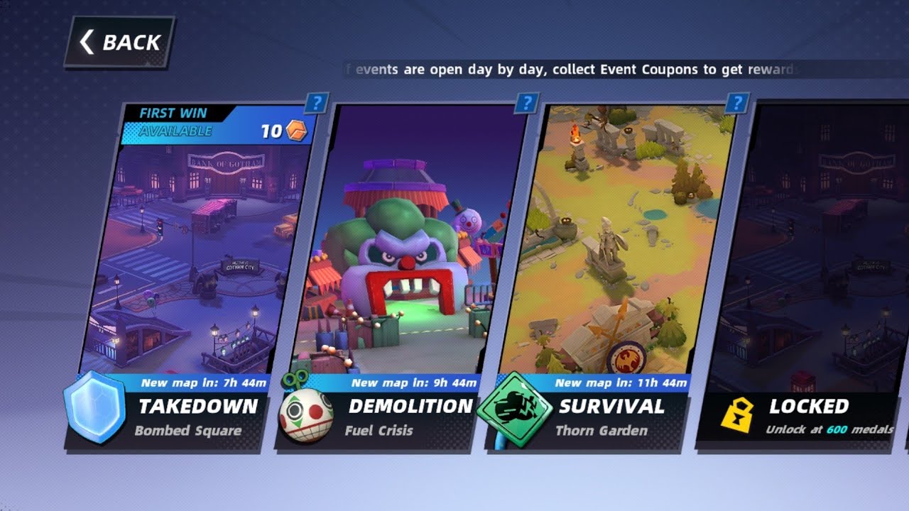 DC Battle Arena new map 