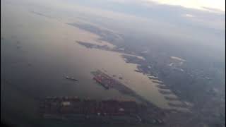 Aerial view from Manila to Zamboanga | Take off and landing