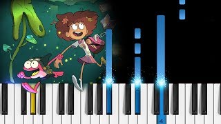 Video thumbnail of "Amphibia Theme Song - EASY Piano Tutorial"