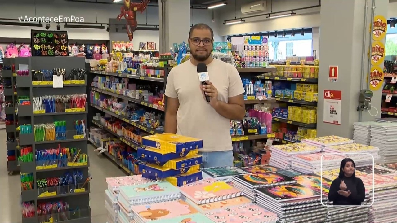 TV Câmara POA | Preços acessíveis e campanhas de arrecadação ajudam pais com materiais escolares