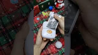Personalized Christmas Stickers for Gift Box with Mobile Label Printer #diy #christmas