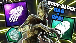BODY-BLOCK HAG + RPD FEELS LIKE CHEATING! -Dbd Hag killer gameplay