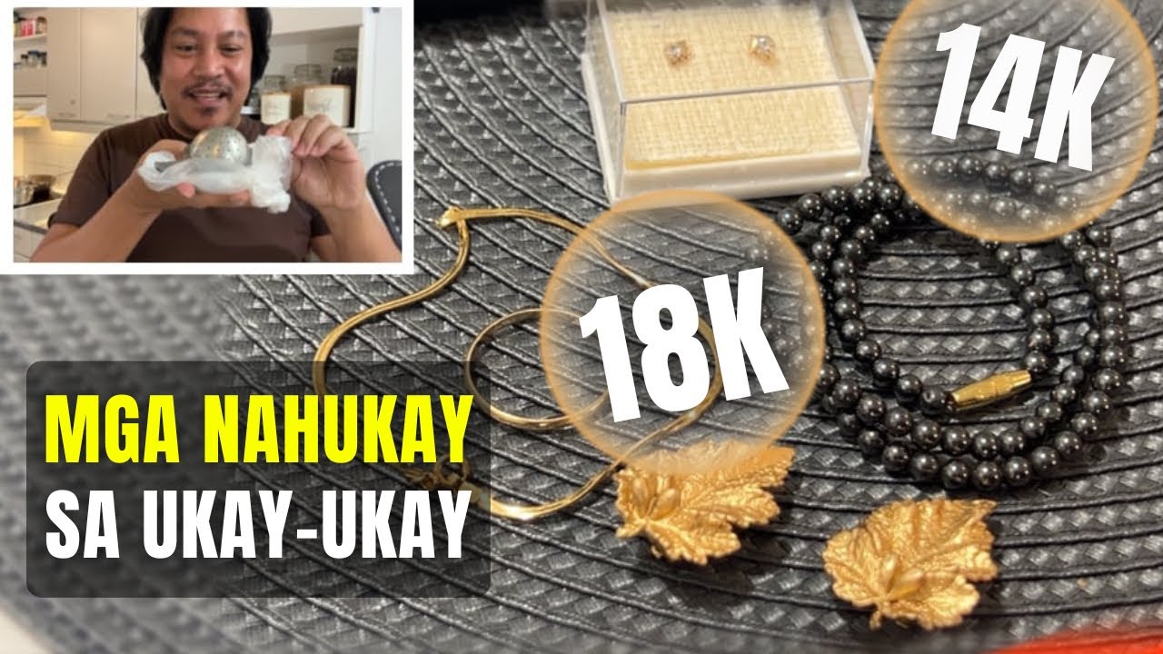 18K AT 14K NA GINTONG KWINTAS, SINGSING AT HIKAW! NAHUKAY SA UKAY-UKAY!!! SOBRANG SAYA! JACKPOT!