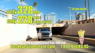 Buckeye Superstore RAM Crew Cab Lease @ Only $328
