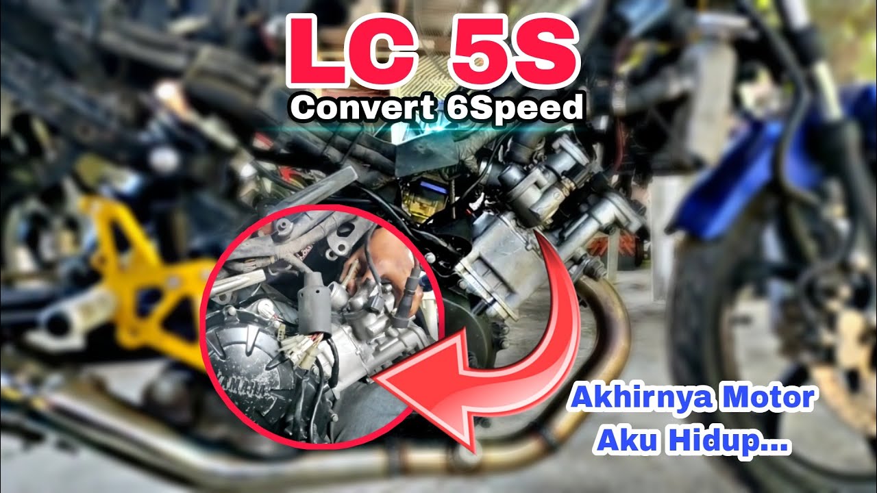 YAMAHA LC135 5S CONVERT GEARBOX 6 SPEED | QUICKSHIFTER LC135 DIY