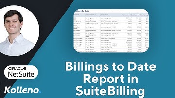 NetSuite Tutorial | Billings to Date Report in SuiteBilling