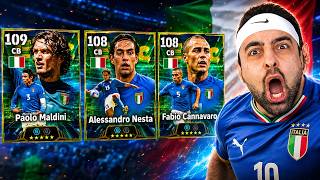 BALLONDOR STORM LEGEND 108 NESTA 😱 108 CANNAVARO! 109 MALDINI! EFOOTBALL 2027 PACK OPENING!