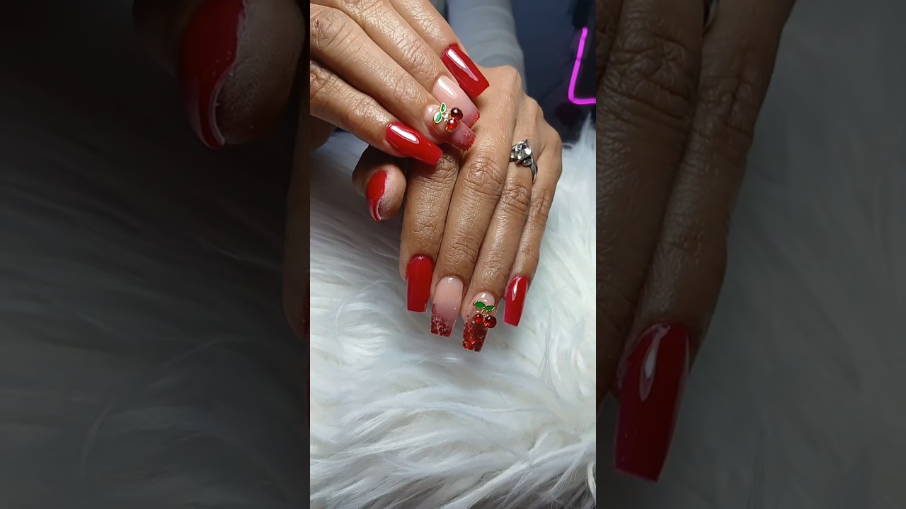 Cherry  Nails 🍒 