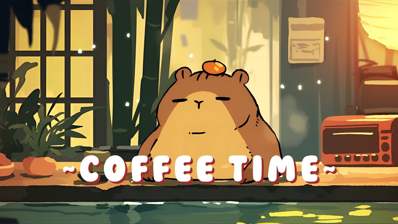 [Full Hour] Capybara Lofi Radio | Chill Study Music Mix 🌸 ☕