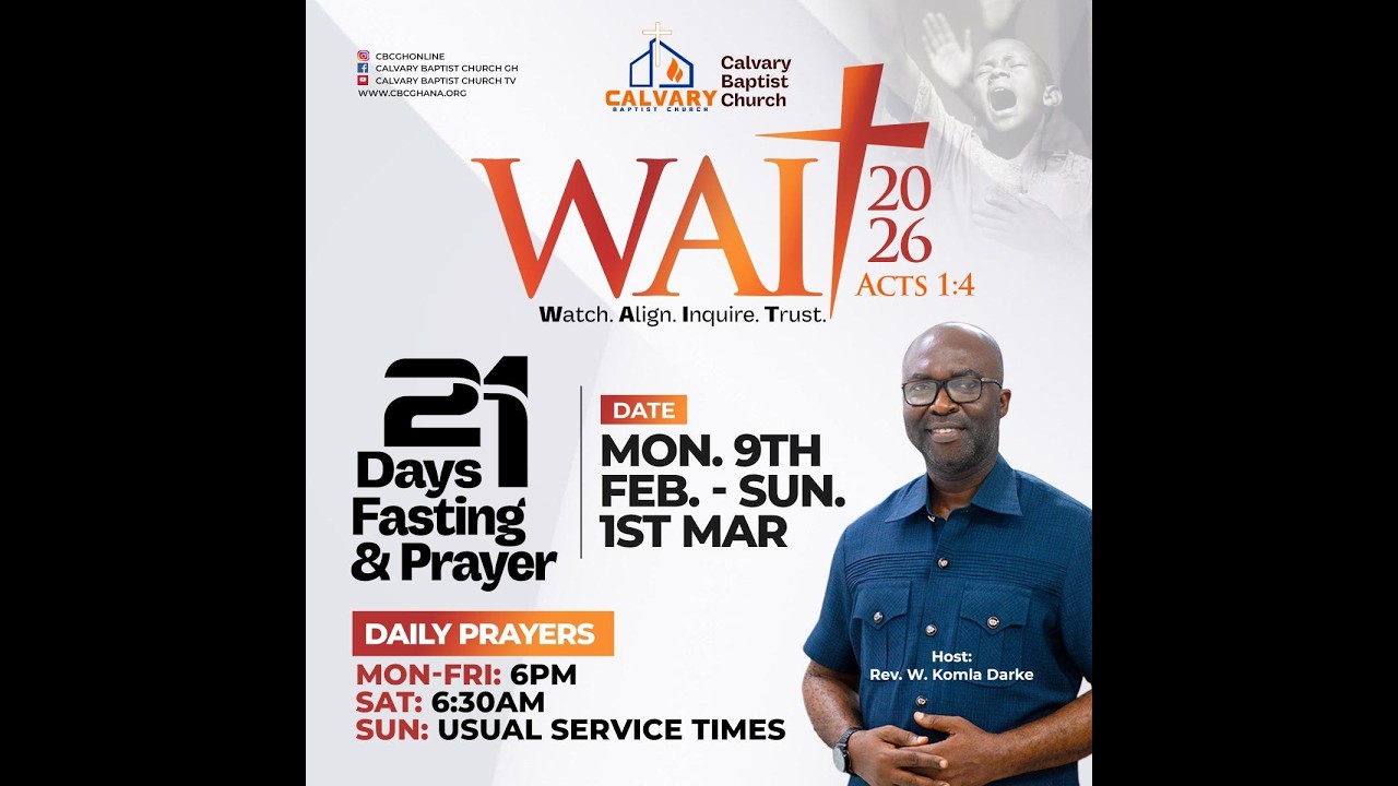 21 Days Prayer and Fasting - Day 17 || 25.02.2026