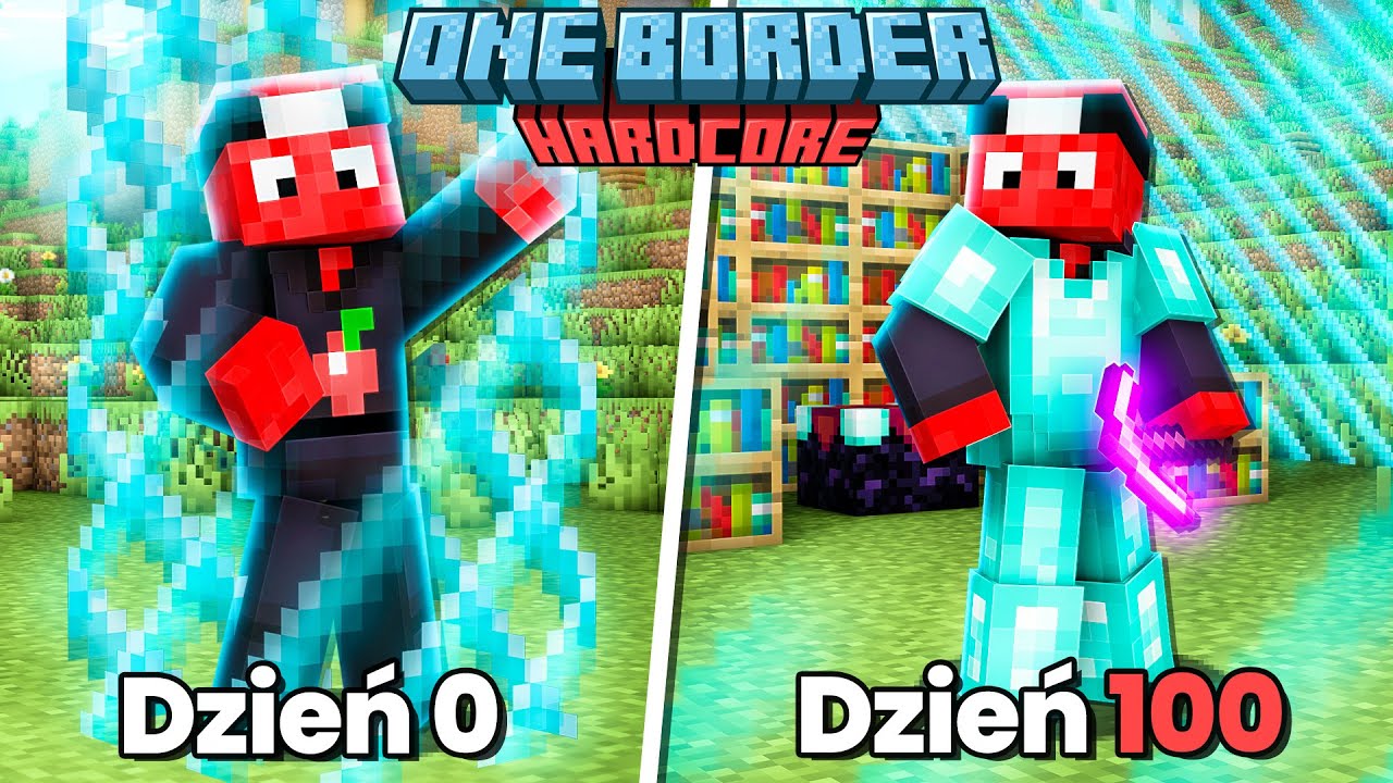 UTKNĄŁEM w KLATCE 1x1 na 100 DNI w TRYBIE HARDCORE!