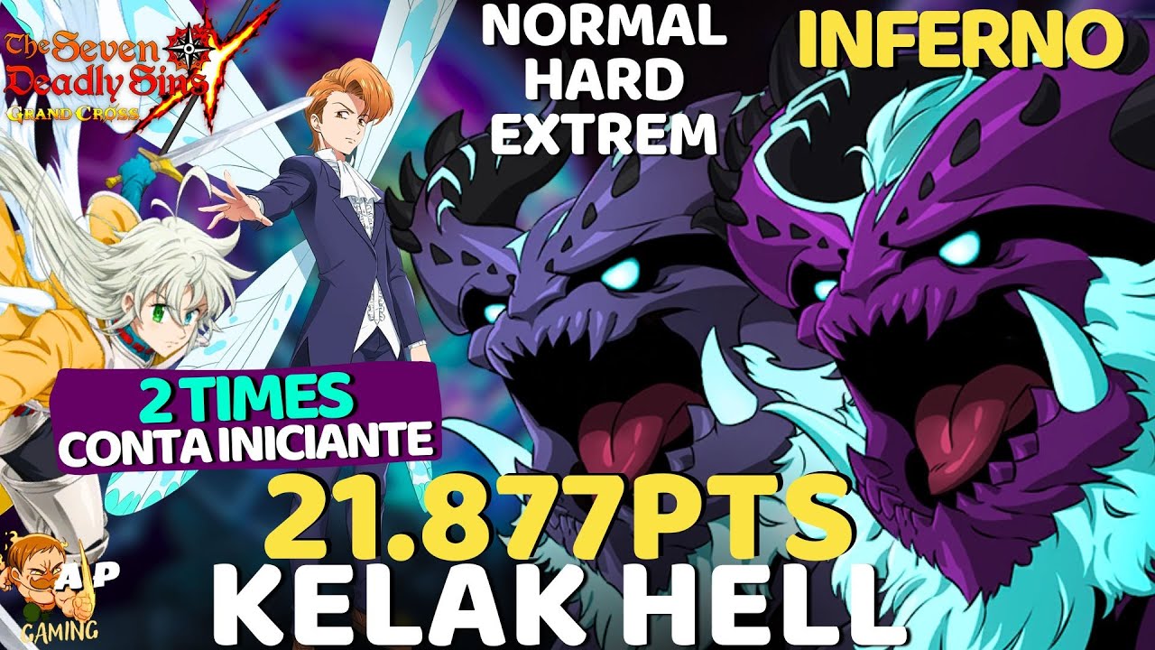UM TIME PARA TODAS AS DIFICULDADES!COMO PONTUAR 21K+ NO GUILD BOSS KELAK ALL - The Seven Deadly Sins