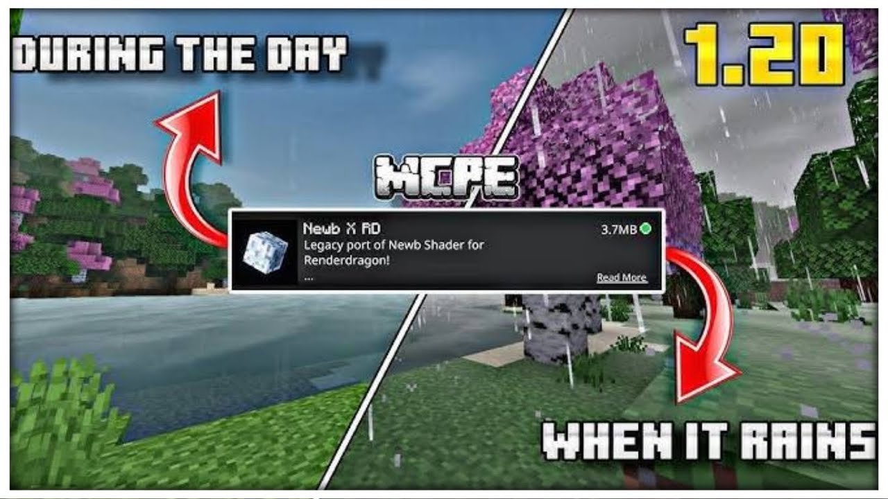 Minecraft 1.20 Best Shader 😍 MCPE 100 Working 🔥 - YouTube