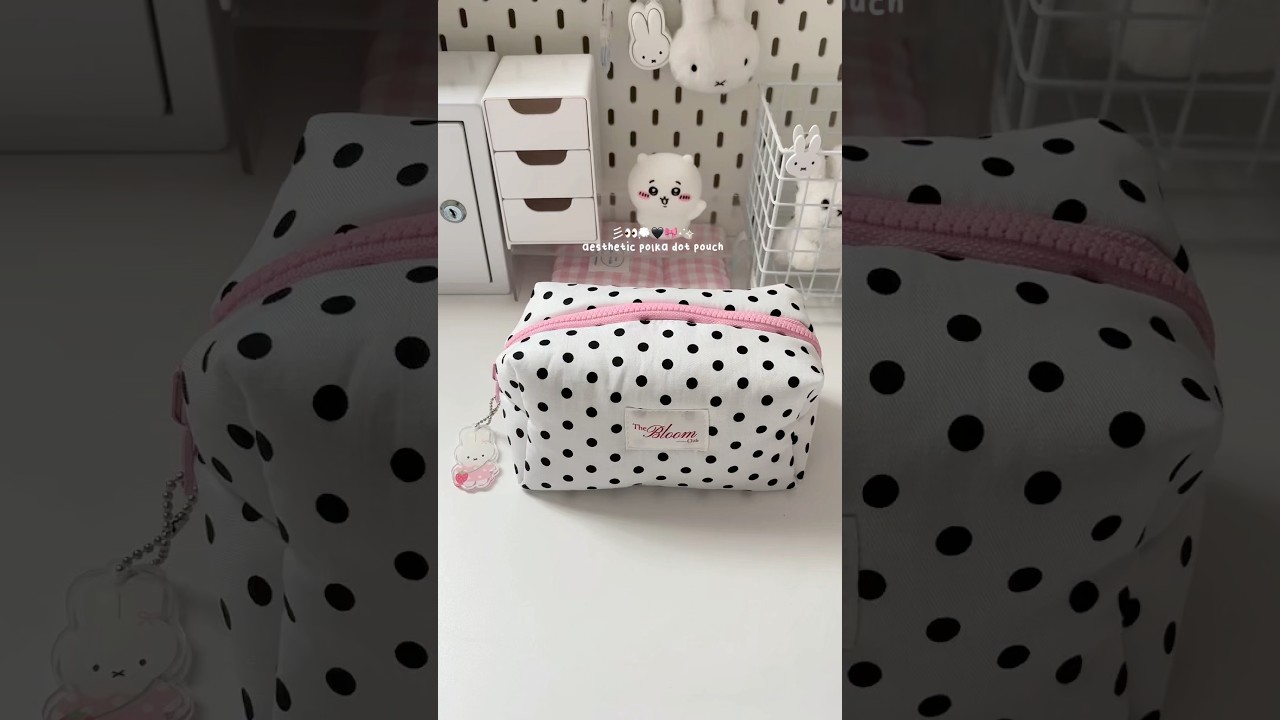 Косметичка в горошек 🖤💬 