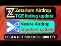 Zetarium airdrop new update | nexira airdrop update | new crypto airdrop | new airdrop today