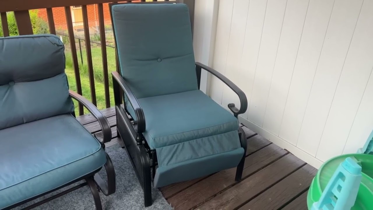 Incbruce Outdoor Lounge Chair Patio Furniture Adjustable Recliner Review