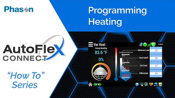 How to Program Heating Set Points | Phason Controls AutoFlex Connect Heater Tutorial